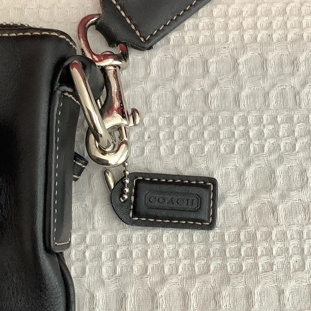 Coach Black Leather Crossbody Bag - Picture 3 of 5